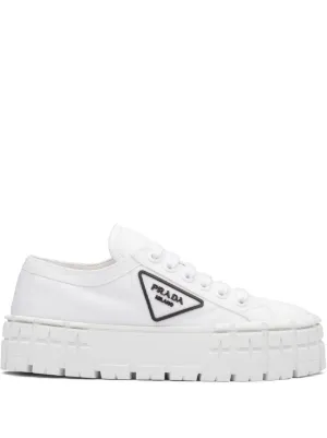 prada leather sneakers womens