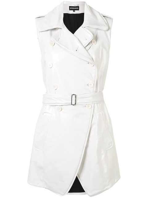 Ann Demeulemeester sleeveless biker style jacket
