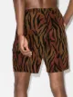Palm Angels tiger print swim short