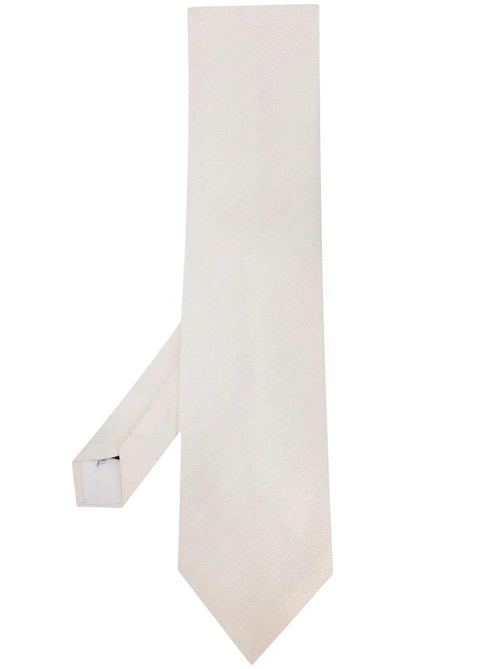 

Gianfranco Ferré Pre-Owned corbata texturizada 1990 - Blanco