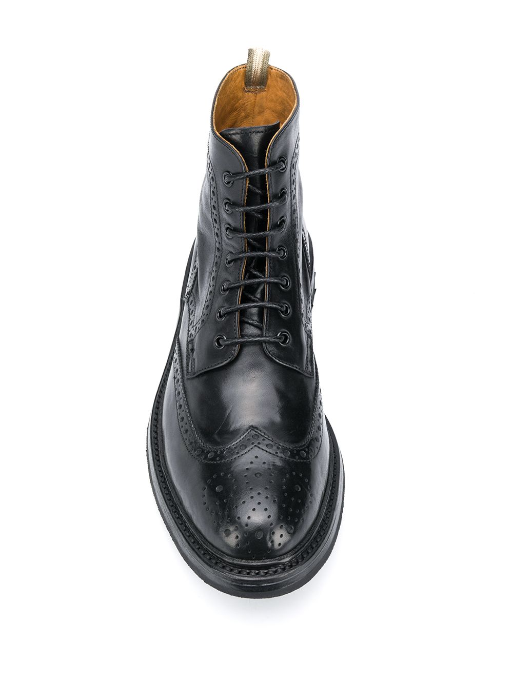 фото Officine creative глянцевые ботинки на шнуровке