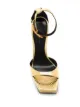Versace snakeskin Medusa platform sandals