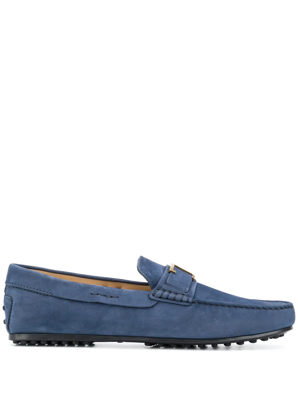 Tod's mocasines con placa en T | azul | Image 1