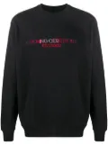 Opening Ceremony embroidered-logo crew-neck sweatshirt - Black