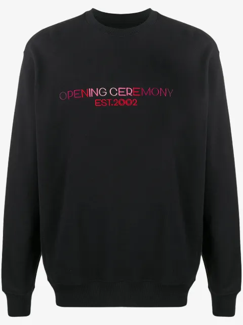 Opening Ceremony sudadera con logo bordado