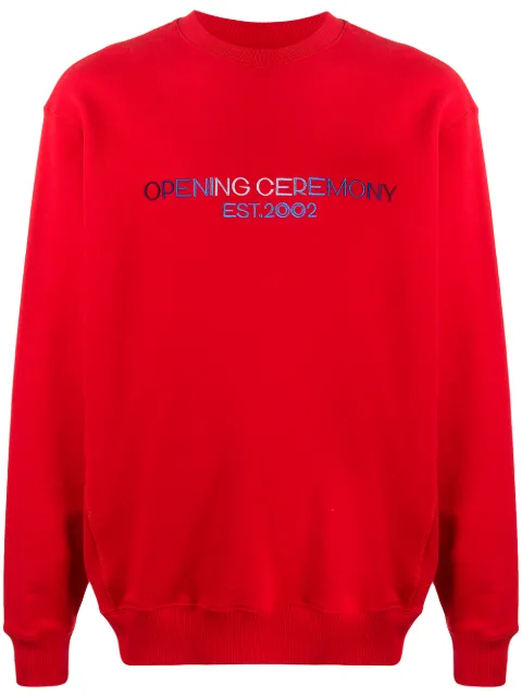 Opening Ceremony embroidered logo sweatshirt