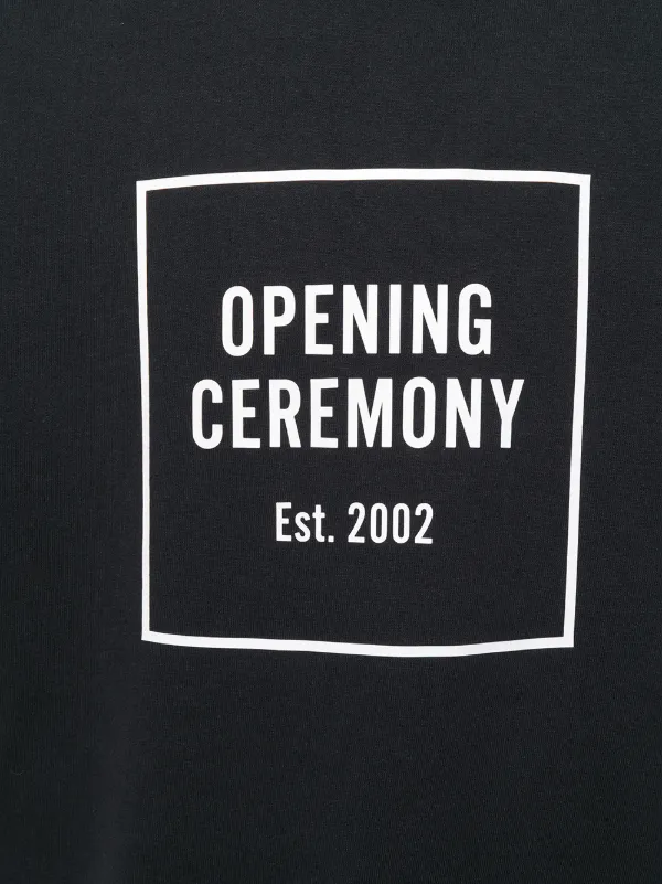 opening ceremony box logo moletom com capuz