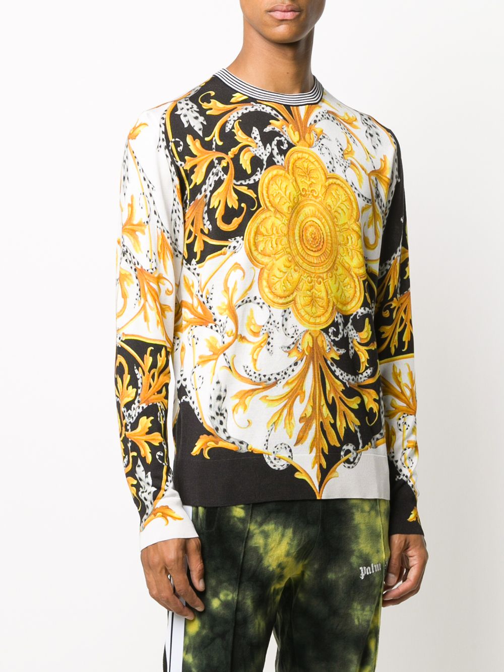 Versace Baroque Sweatshirt - Farfetch