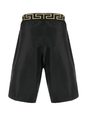 versace swim trunks white