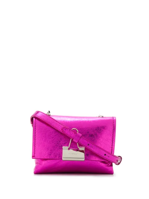 off white medium binder clip bolsa