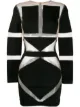 Image 1 of Balmain geometric mesh mini dress