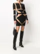 Image 2 of Balmain geometric mesh mini dress