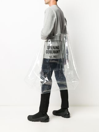 giant Box Logo transparent tote bag展示图