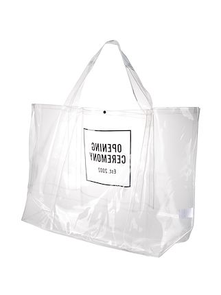 giant Box Logo transparent tote bag展示图