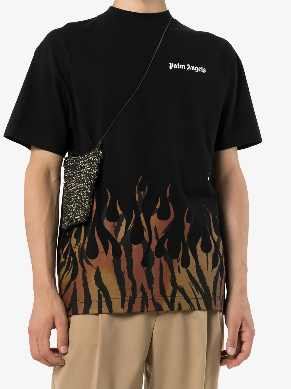 palm angels flame tee