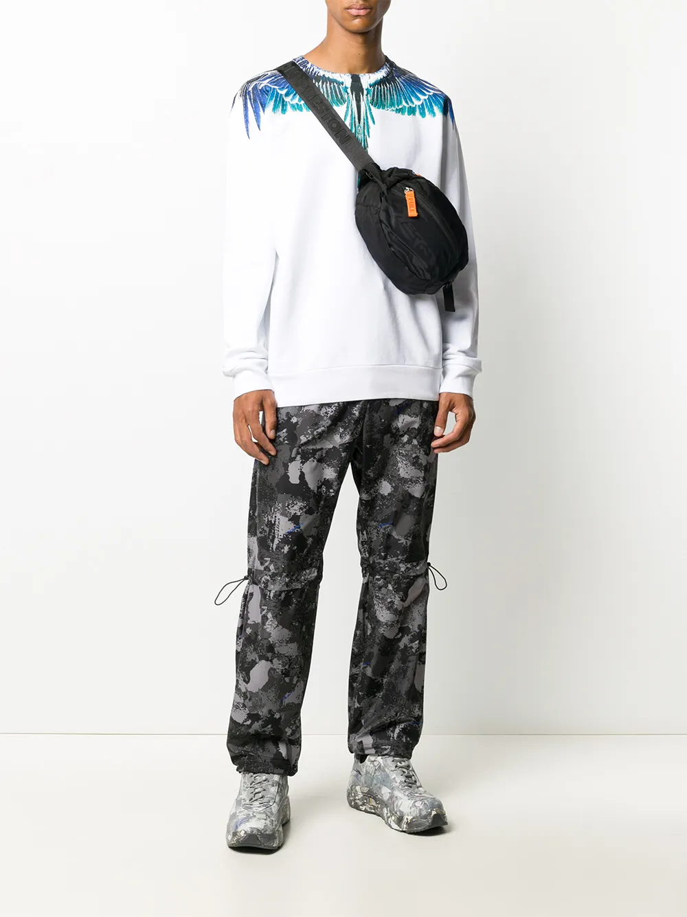 Marcelo Burlon County of Milan Trainingsbroek met camouflageprint - Grijs