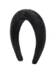 Image 1 of Fendi black FF padded silk hairband