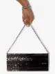 Jimmy Choo Sweetie marble-effect clutch bag