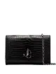 Image 1 of Jimmy Choo Varenne crocodile-effect clutch bag