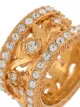 Versace crystal embellished ring