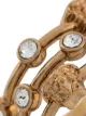 Versace Medusa Greca crystal ring