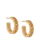Image 1 of Versace Greca hoop earrings