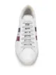 Moncler baskets à rayure contrastante