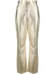 Image 1 of Manokhi metallic leather trousers
