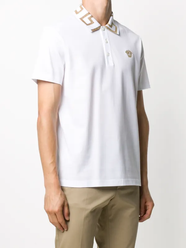 versace polo white