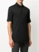 Versace logo embroidered polo shirt