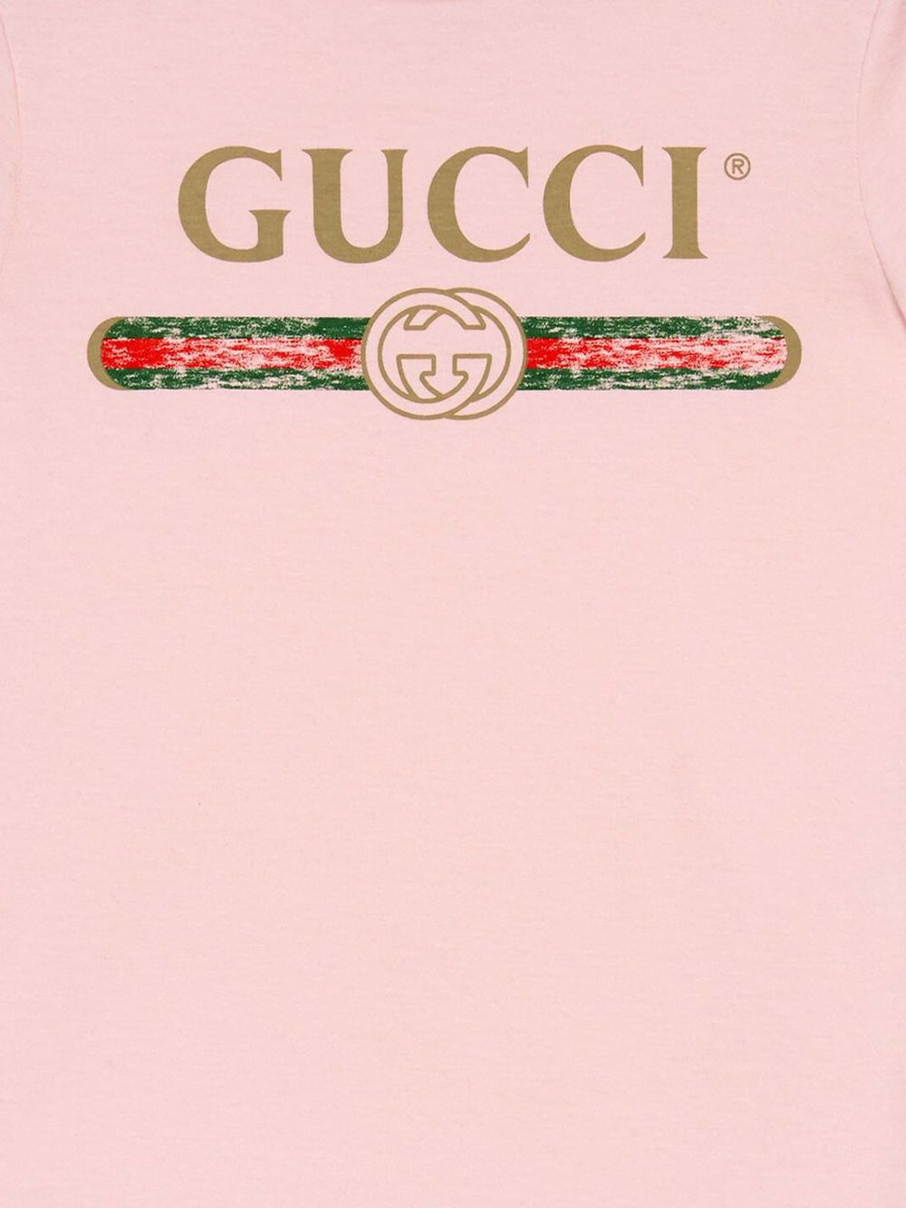 фото Gucci kids футболка с короткими рукавами и логотипом