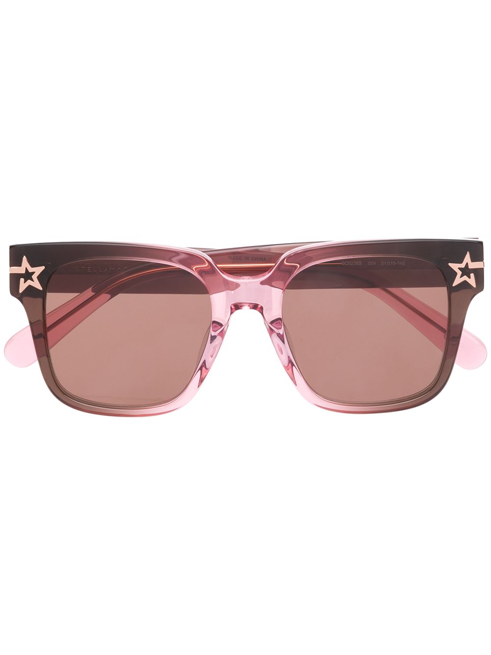 фото Stella mccartney eyewear tinted square sunglasses