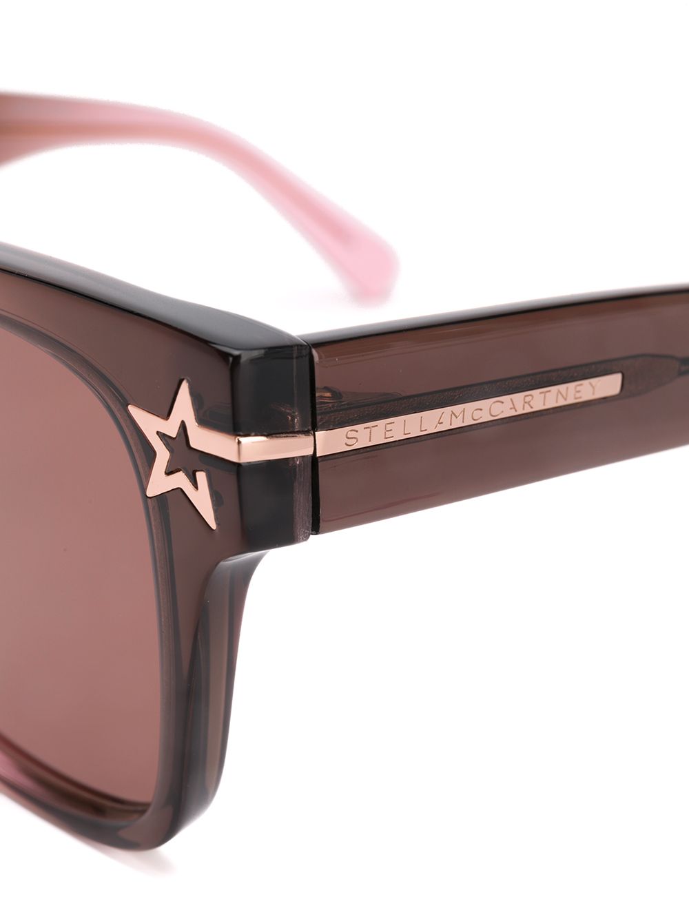 фото Stella mccartney eyewear tinted square sunglasses