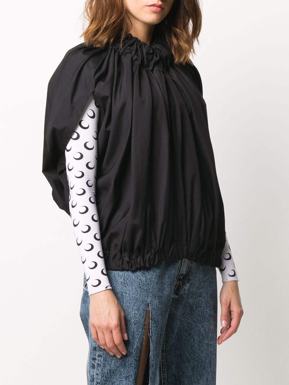 фото Comme des garçons comme des garçons ruched detail blouse