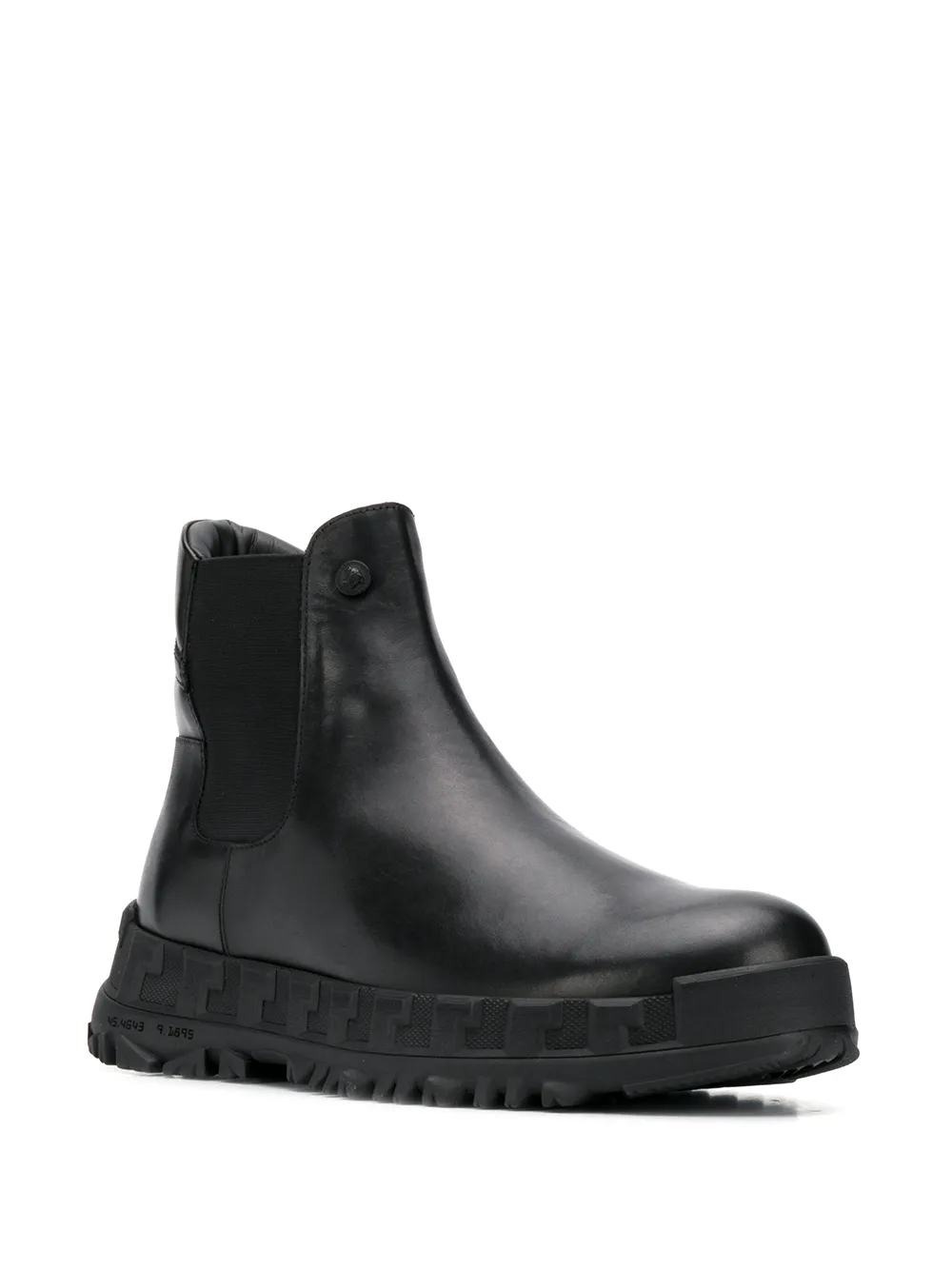 Versace Greca Rhegis laarzen - Zwart