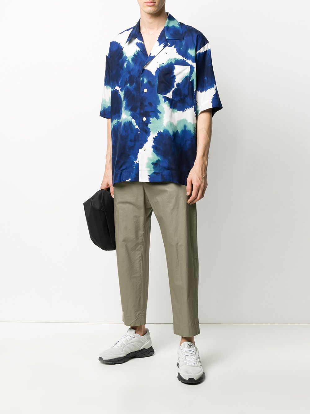 фото Issey miyake men abstract print shirt