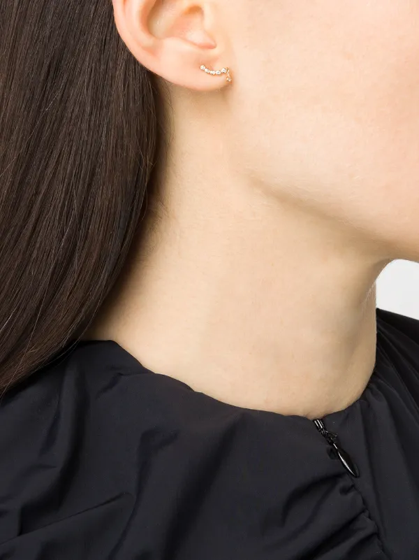 Maria Black Quadron ダイヤモンド ピアス 14Kイエローゴールド 通販 