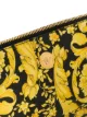 Versace Barocco-print leather pouch bag