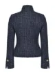 Image 2 of Pinko boucle double-breasted fitted jacket