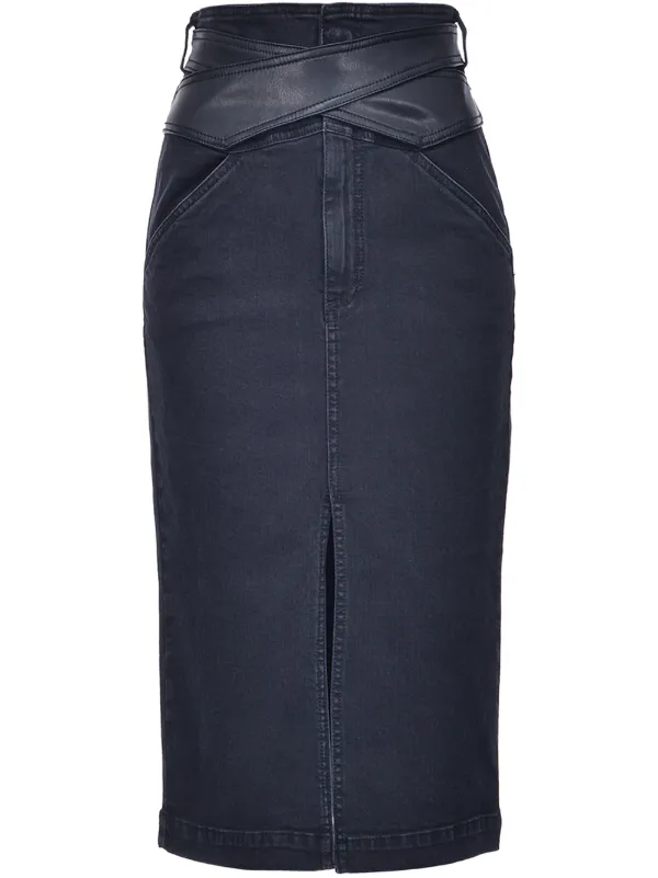 black denim skirt tu