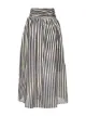 Image 2 of Pinko striped flared skirt