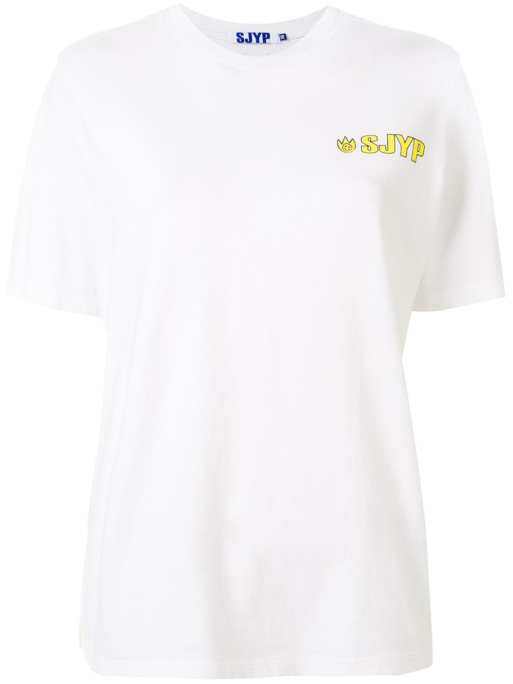 фото Sjyp flame logo print t-shirt