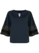 Image 1 of Coohem contrasting embroidered detailed blouse
