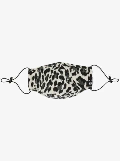 Mostly Heard Rarely Seen masque à imprimé animalier