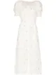 Image 1 of Sleeper floral-embroidered midi dress