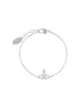 Image 1 of Vivienne Westwood crystal logo charm bracelet