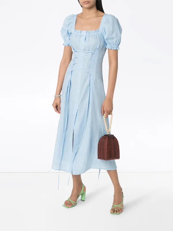 corset detail dress