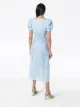 Sleeper corset-detail midi dress