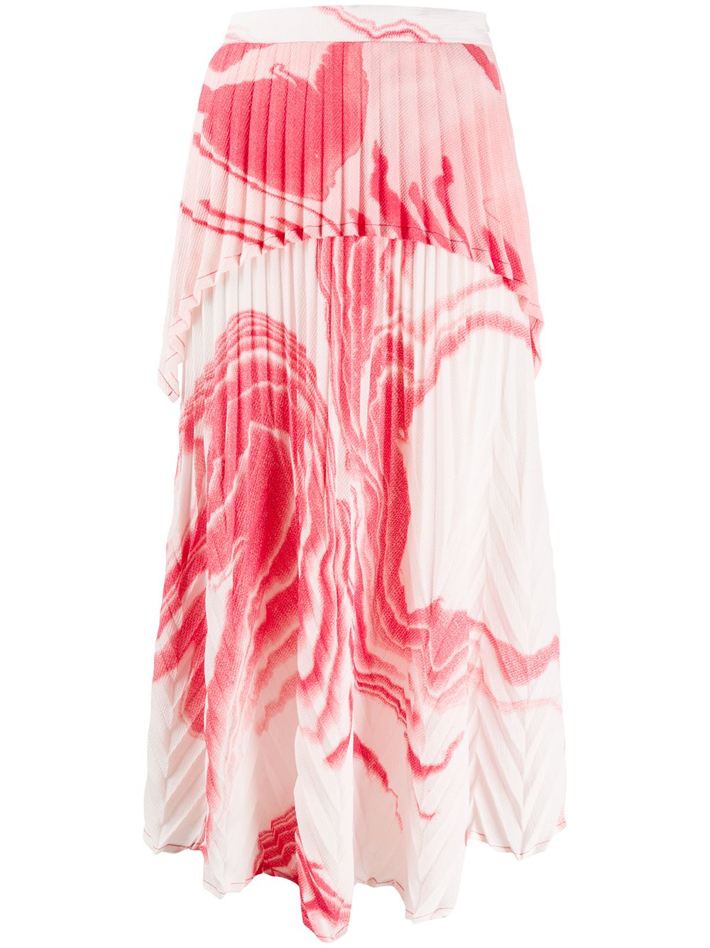 фото Thebe magugu zebramud tie-dye skirt