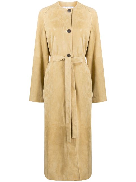 loewe suede coat